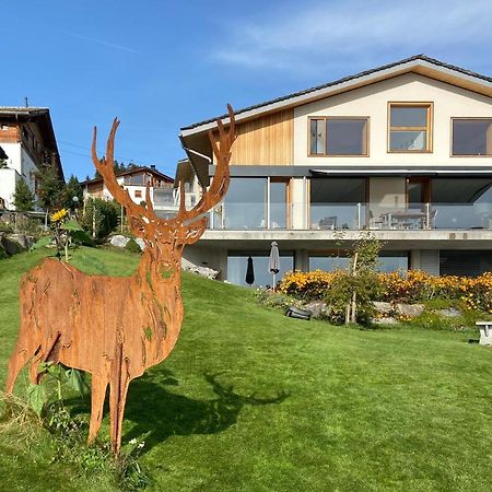 Casa Admisa, Spektakulaere Aussicht, Ski In And Out, Hochwertige Einrichtung, Valserstein Und Eiche 弗利姆斯 外观 照片