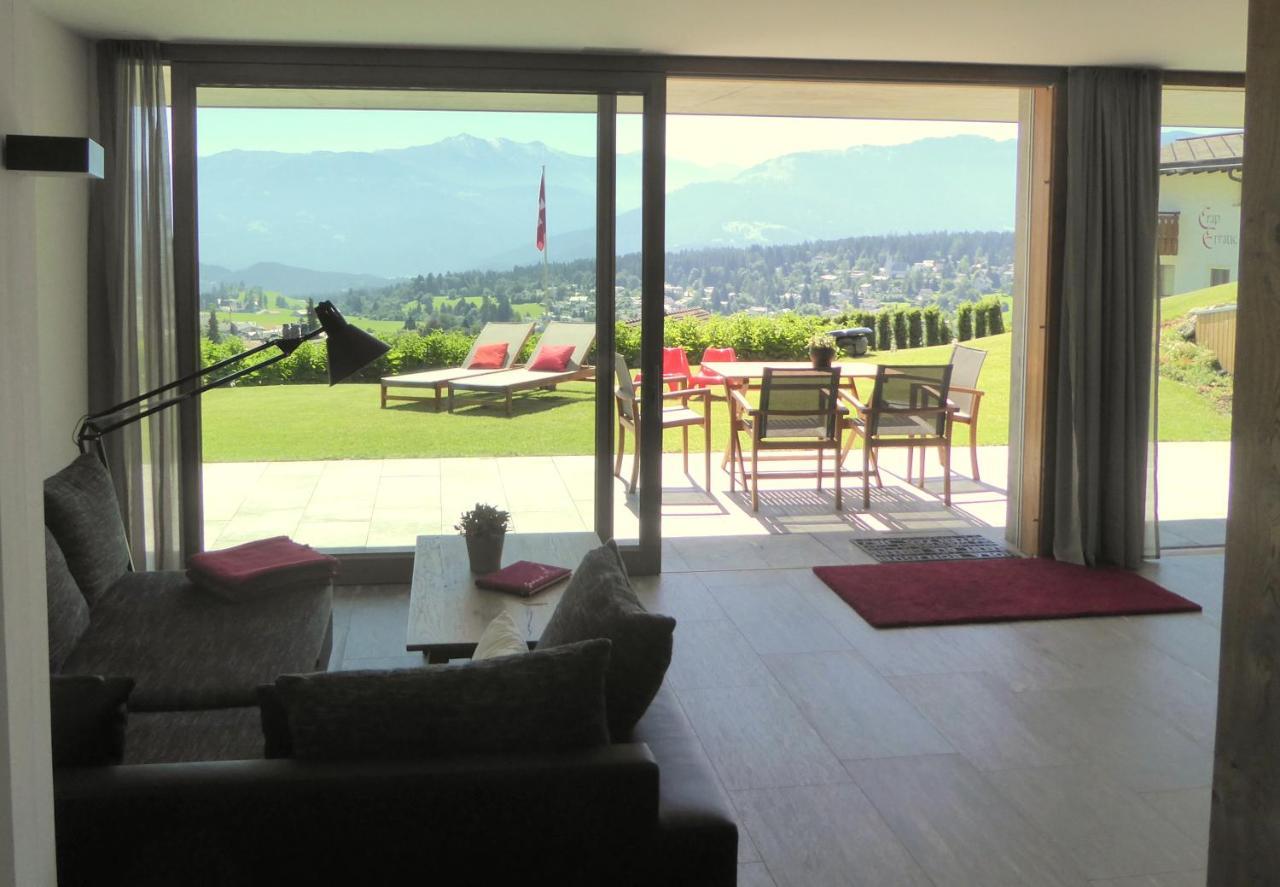 Casa Admisa, Spektakulaere Aussicht, Ski In And Out, Hochwertige Einrichtung, Valserstein Und Eiche 弗利姆斯 外观 照片