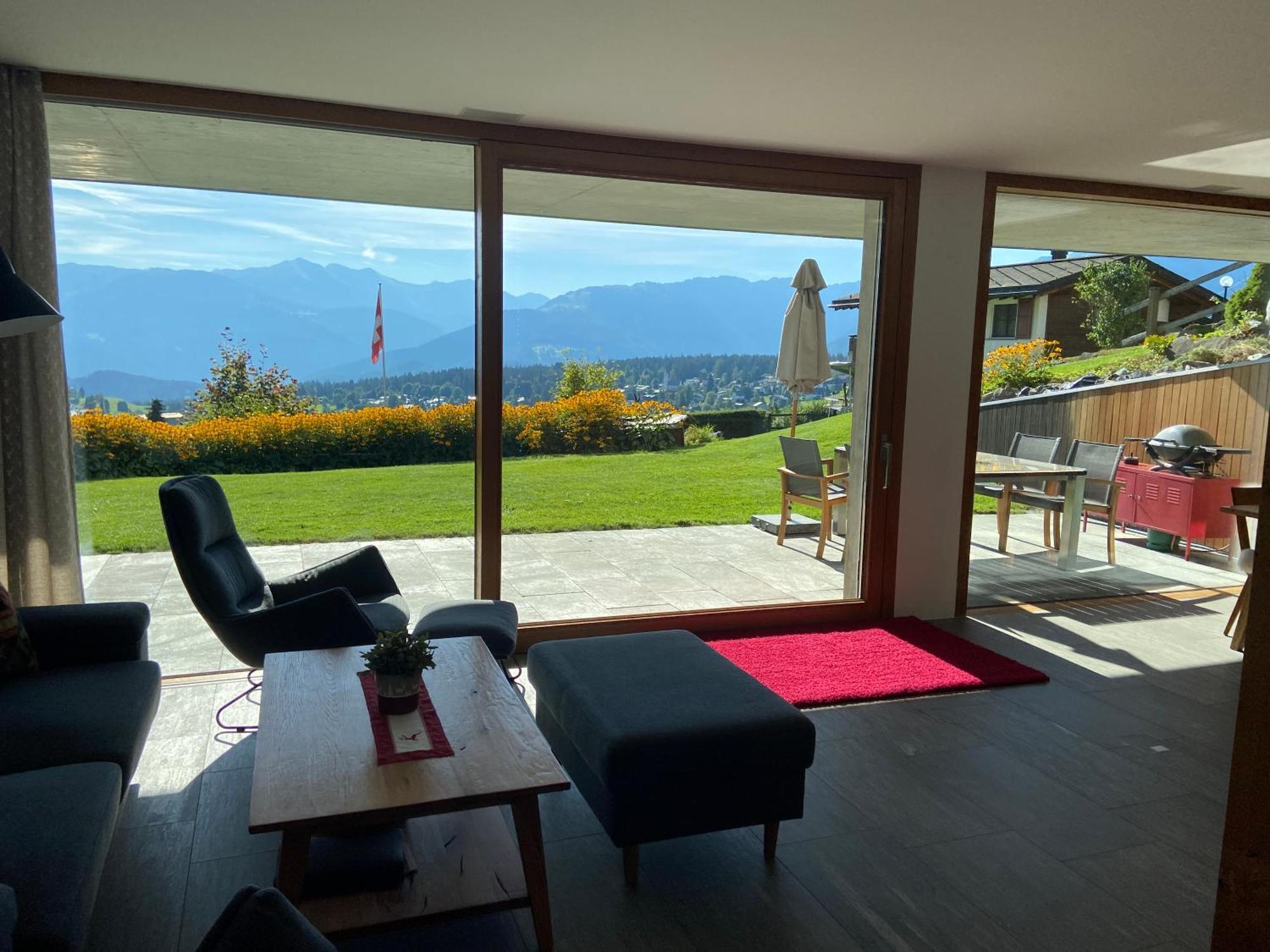 Casa Admisa, Spektakulaere Aussicht, Ski In And Out, Hochwertige Einrichtung, Valserstein Und Eiche 弗利姆斯 外观 照片