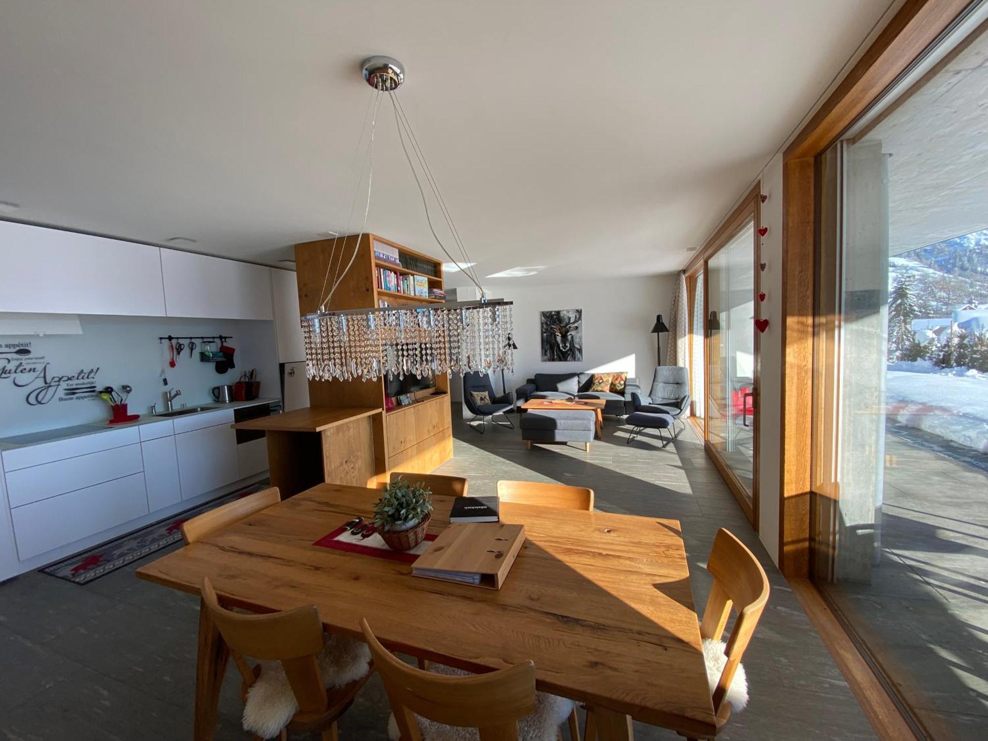 Casa Admisa, Spektakulaere Aussicht, Ski In And Out, Hochwertige Einrichtung, Valserstein Und Eiche 弗利姆斯 外观 照片