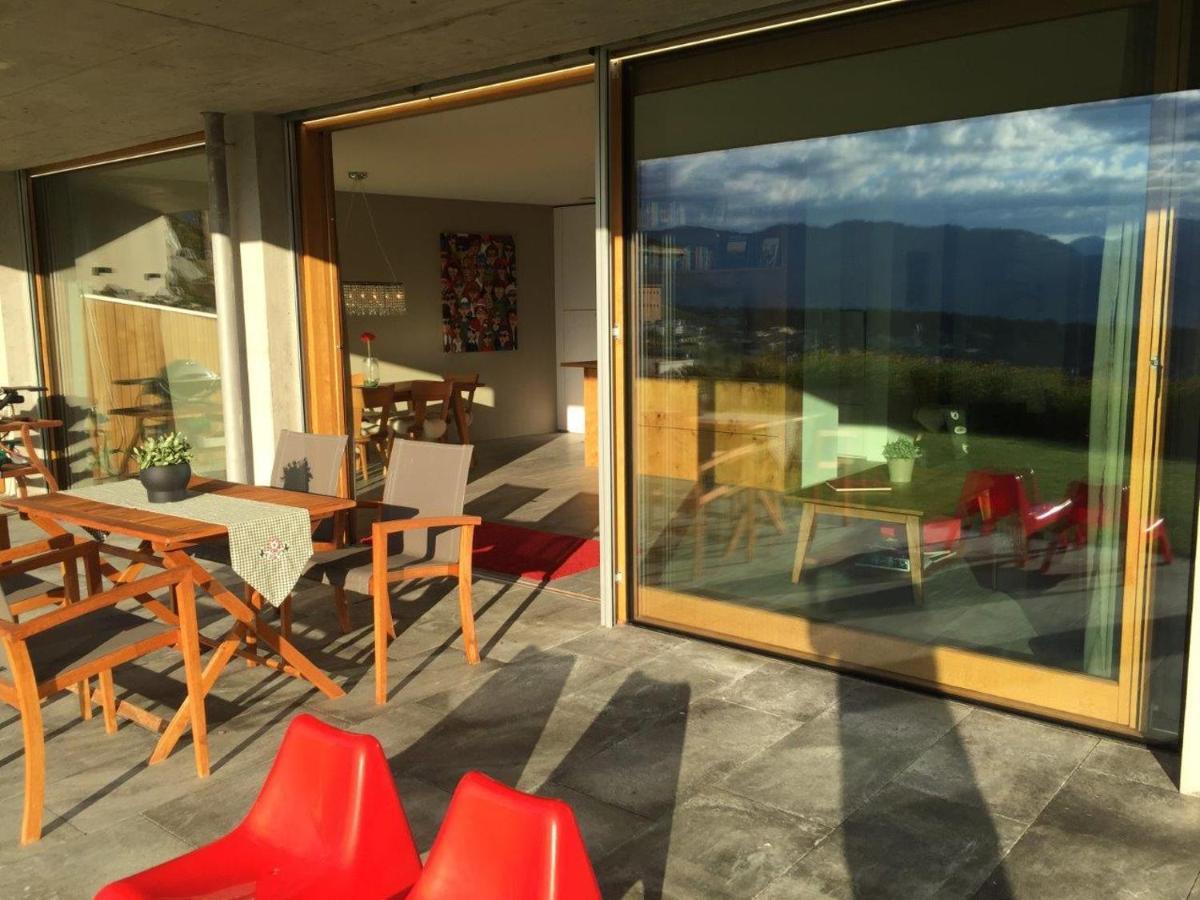 Casa Admisa, Spektakulaere Aussicht, Ski In And Out, Hochwertige Einrichtung, Valserstein Und Eiche 弗利姆斯 外观 照片