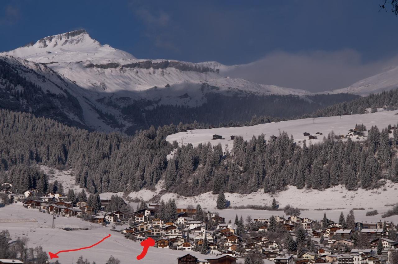Casa Admisa, Spektakulaere Aussicht, Ski In And Out, Hochwertige Einrichtung, Valserstein Und Eiche 弗利姆斯 外观 照片